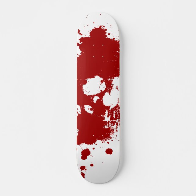 Paint Skull Skateboard Deck (Front)