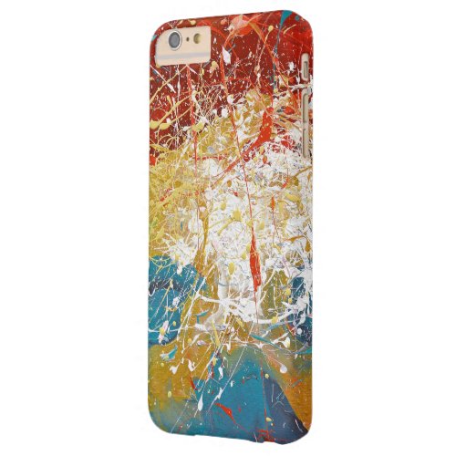 Paint Splash background Barely There iPhone 6 Plus Case