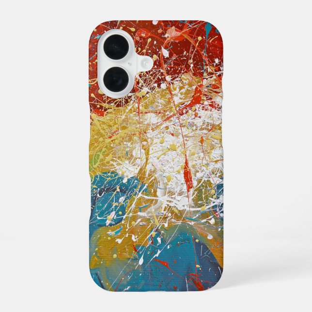 Paint Splash background Iphone Case (Back)
