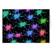 Paint Splash Cards (Front Horizontal)