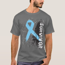 Paint Splash Design - Prostate Cancer Survivor T-Shirt