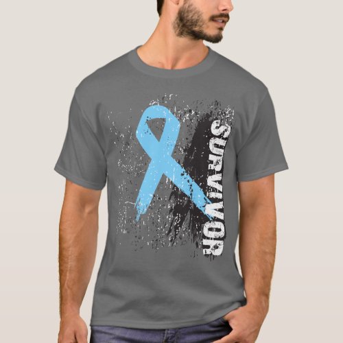 Paint Splash Design _ Prostate Cancer Survivor T_Shirt