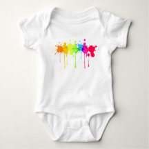 Paint Splash Jersey Bodysuit