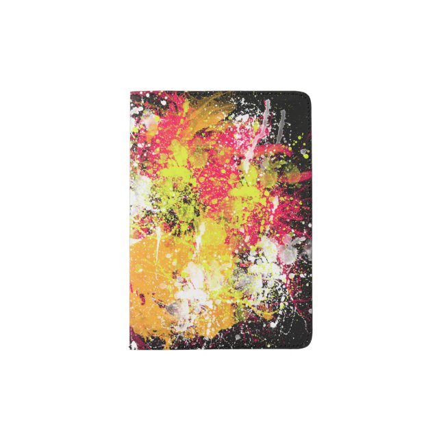 Paint Splash Passport Holder (Front)