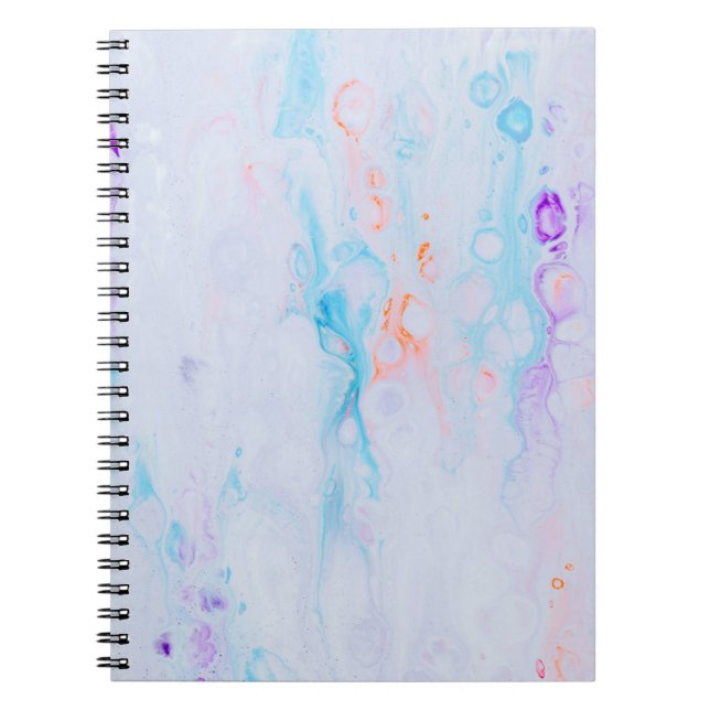 Paint splashes artwork notebook (Front)