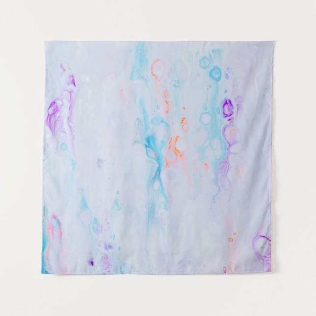 Paint splashes artwork tapestry (Front)
