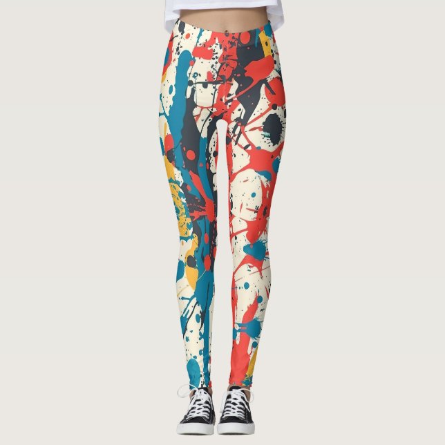Paint splashes leggings (Front)