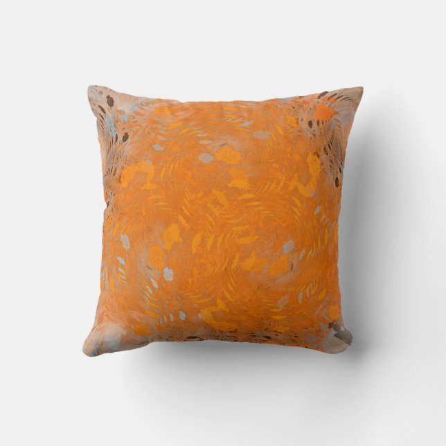 Paint Splat Throw Pillow (Back)