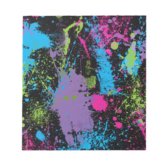 Paint Splater Notepad (Front)