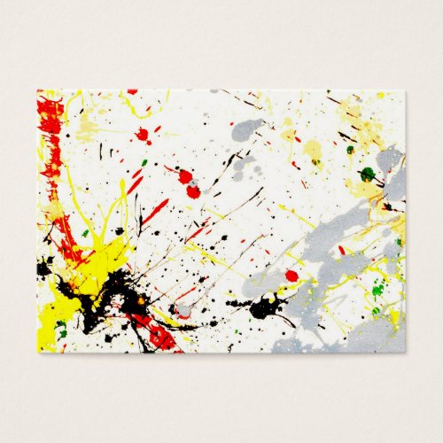 Paint Splatter Background (1) Business Card