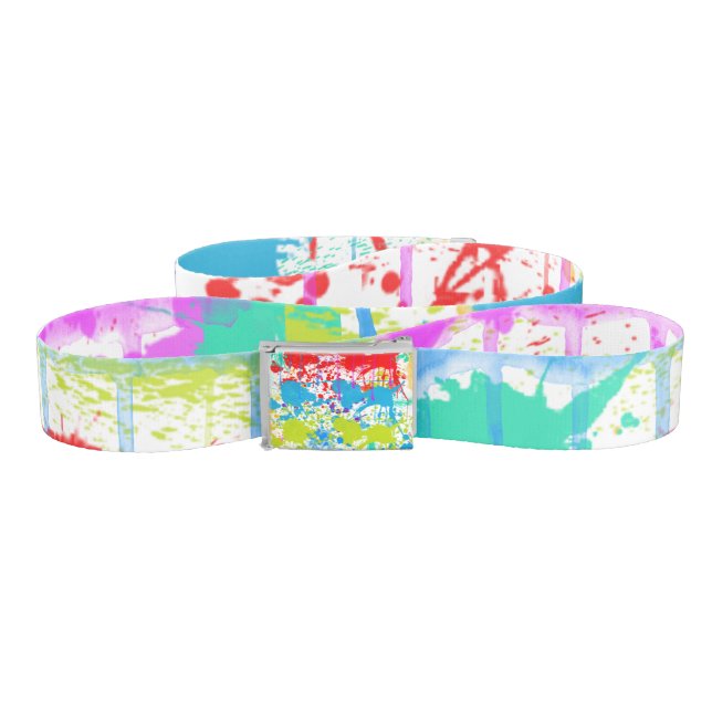 Paint Splatter Belt (Zig-Zag)