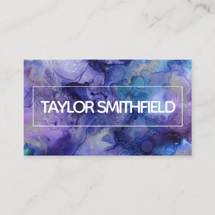 paint splatter bold business card Zazzle