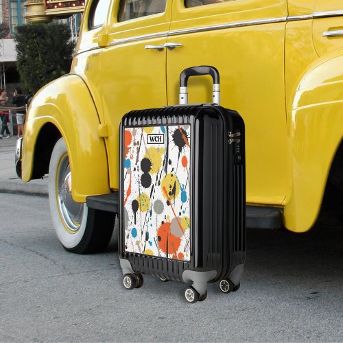 Paint Splatter Carry On Luggage