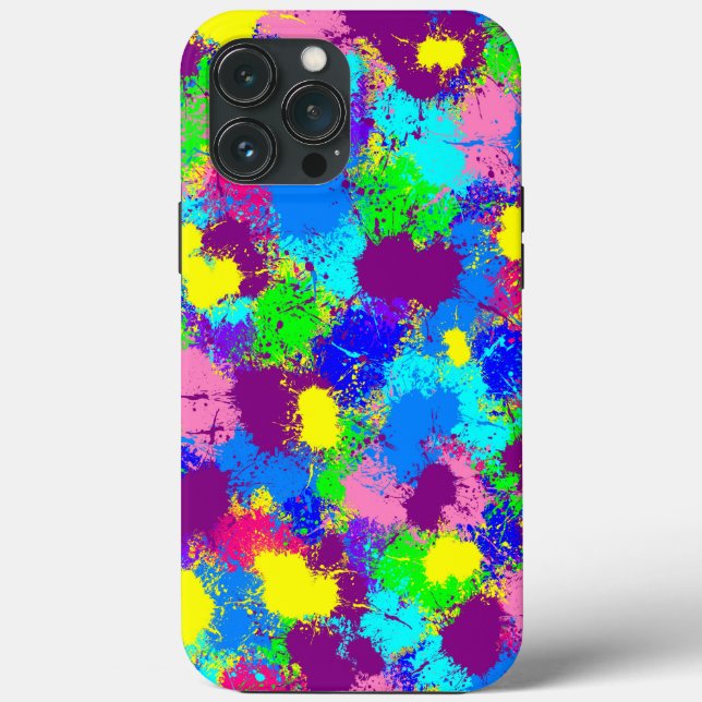 Paint Splatter Case-Mate iPhone Case (Back)