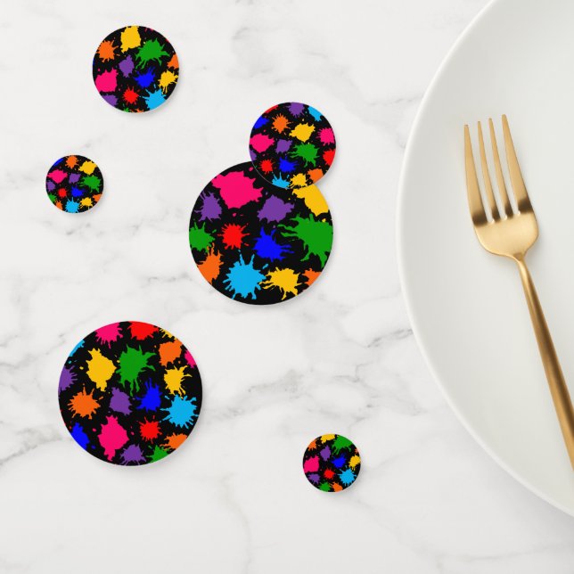 Paint Splatter Confetti (Group)