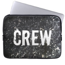 Paint Splatter CREW | Charcoal and White
