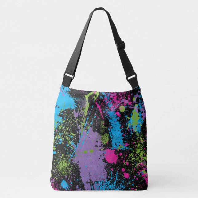 Paint Splatter Crossbody Bag (Front)