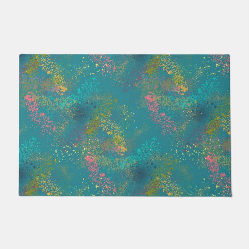 Paint Splatter Door Mat