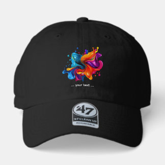 paint splatter explosion 47 brand hat
