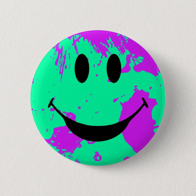 Paint Splatter Face Button (Front)