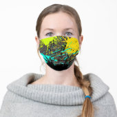 Paint Splatter Face Mask (Worn)