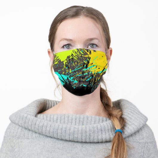 Paint Splatter Face Mask (Worn)
