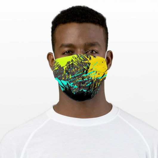 Paint Splatter Face Mask (Worn)