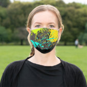 Paint Splatter Face Mask (Outside)
