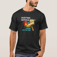 Paint Splatter Gold Brush Painting