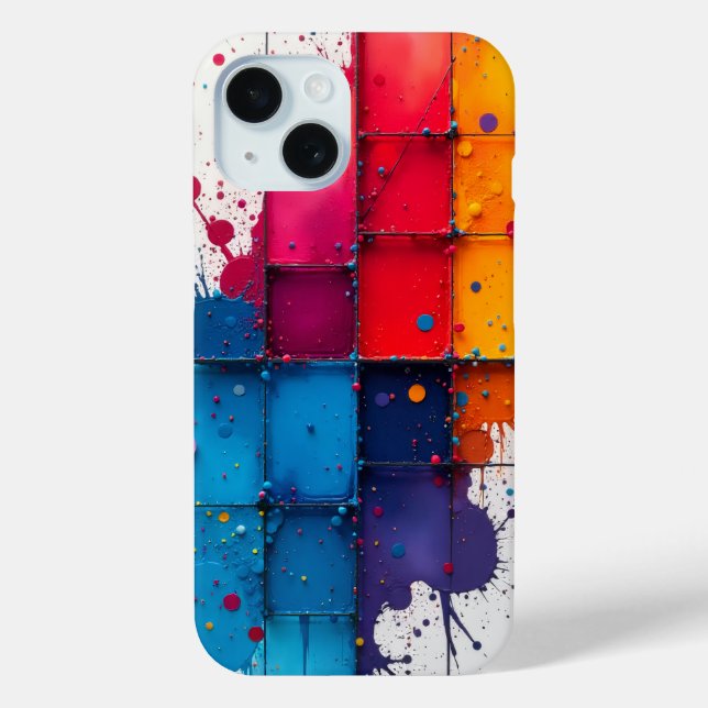 Paint Splatter iPhone case (Back)