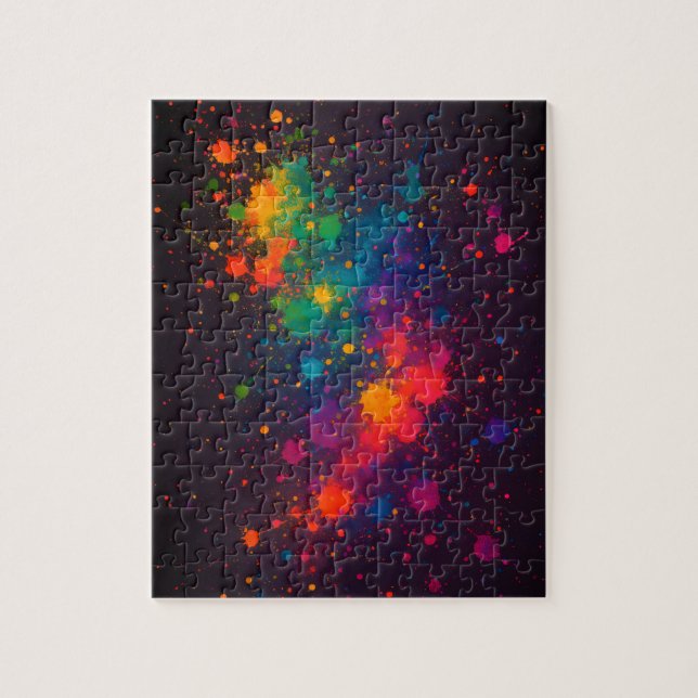 Paint Splatter Jigsaw Puzzle (Vertical)