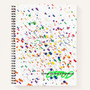 Paint Splatter Journal – Rainbow Edition CTFOD