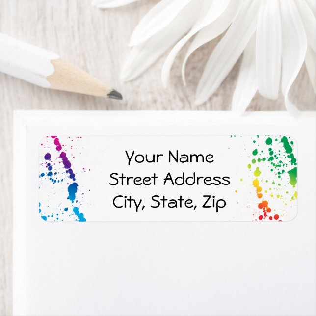 [Paint Splatter] Modern Abstract Artist White Label (Insitu)