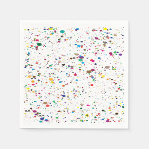 Paint Splatter Napkins