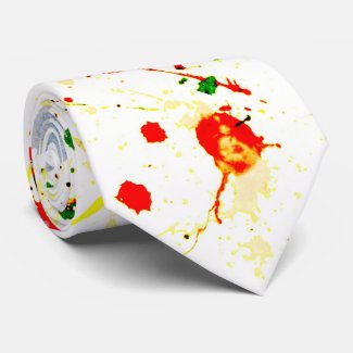 Paint Splatter Neck Tie