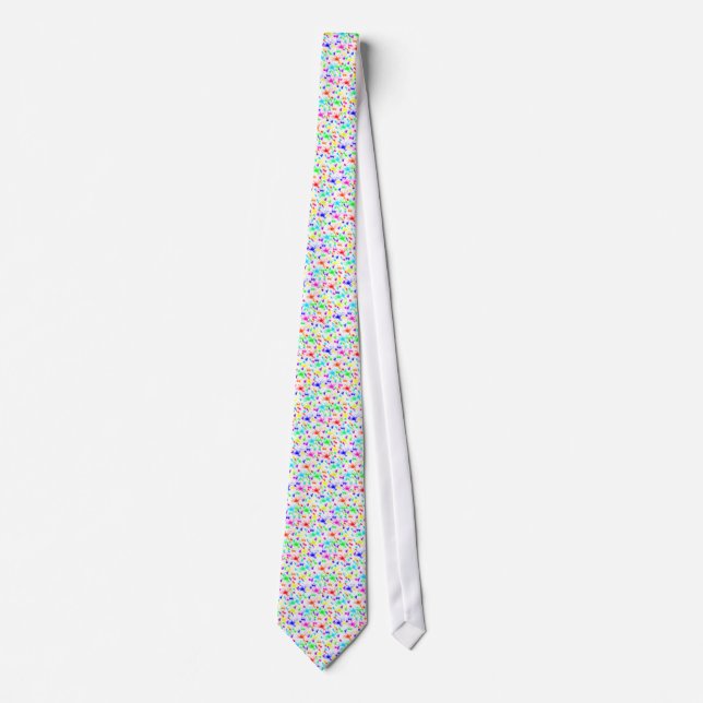 paint splatter neck tie (Front)