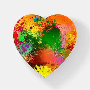 Paint Splatter Paperweight