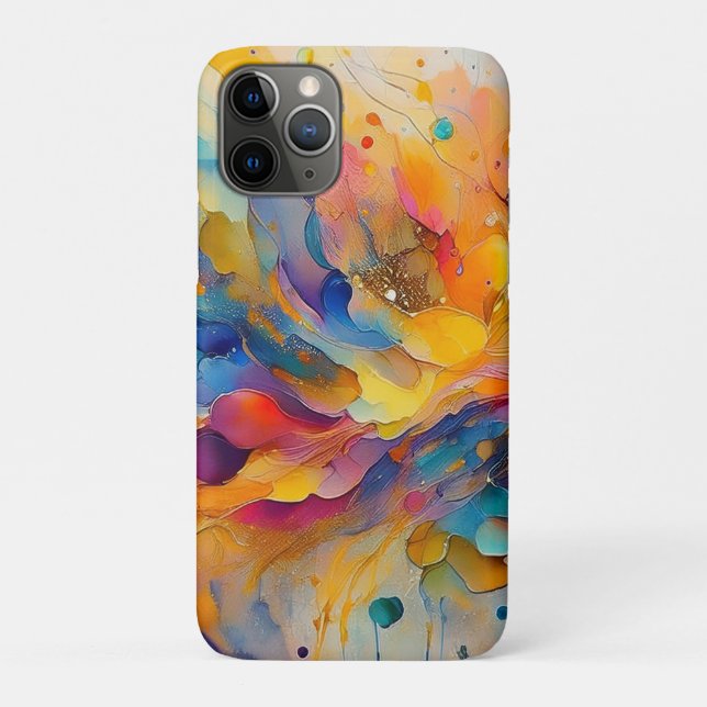 Paint Splatter Pattern 2 Case-Mate iPhone Case (Back)