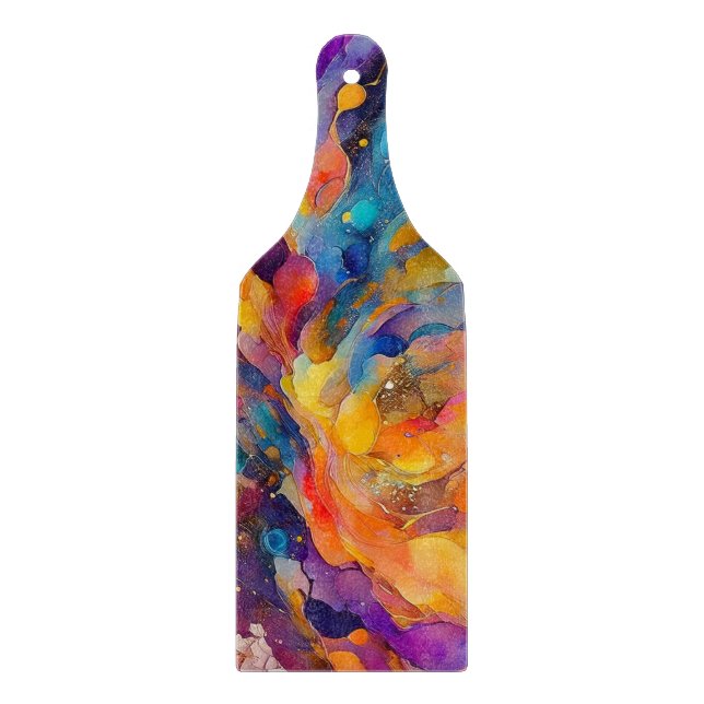 Paint Splatter Pattern 2 Cutting Board (Front)