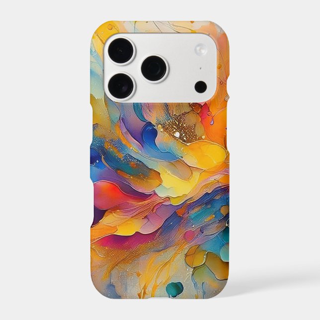 Paint Splatter Pattern 2 Iphone Case (Back)