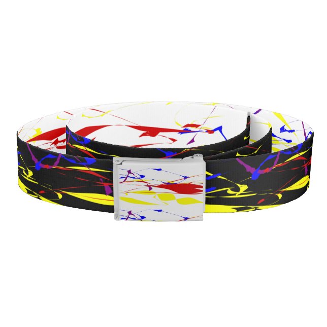Paint Splatter REVERSIBLE Belt (Coil)
