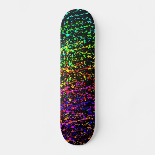 Paint Splatter Skateboard