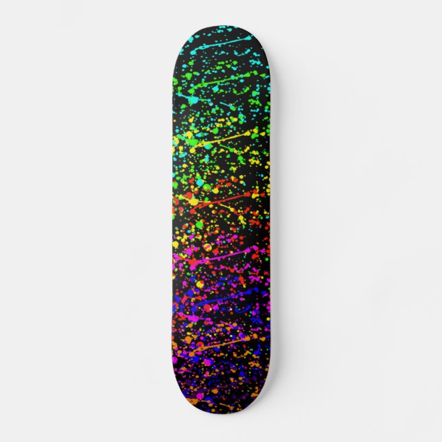 Paint Splatter Skateboard (Front)
