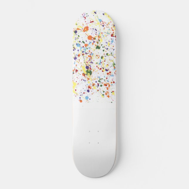 "Paint Splatter" Skateboard Deck (Front)