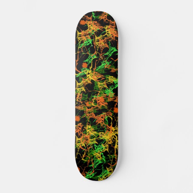 Paint Splatter Skateboard Deck (Front)