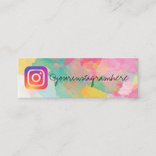 paint splatter splash social media business card