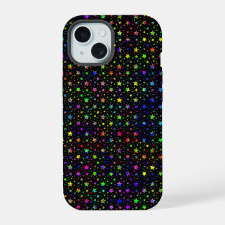 Paint Splatter Stars iPhone 15 Case