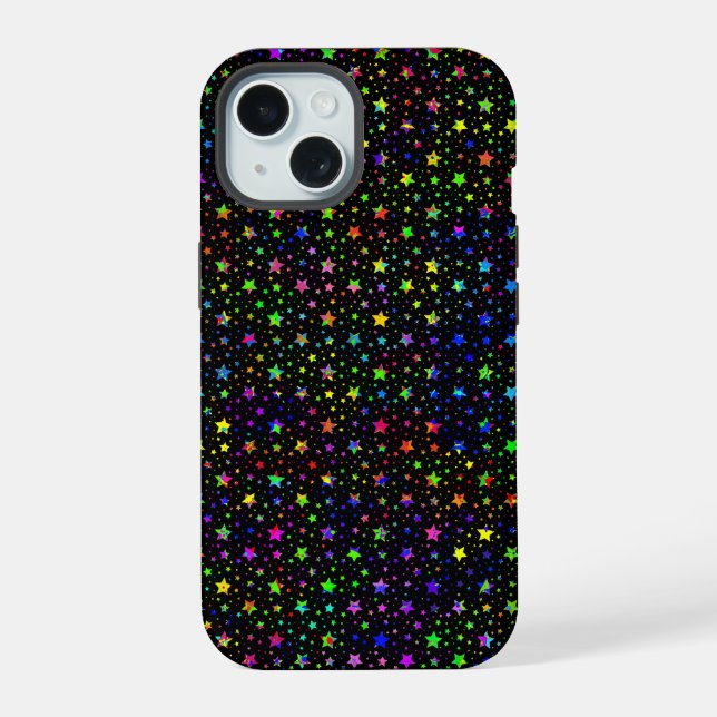 Paint Splatter Stars Iphone Case (Back)