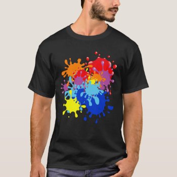 Paint Splatter T-shirt by nasakom at Zazzle