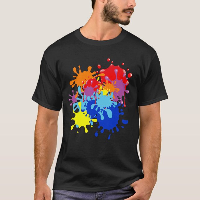Paint Splatter T-Shirt (Front)